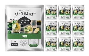Drożdże gorzelnicze do rumu Alcomat Rum Distillers Yeast 10szt