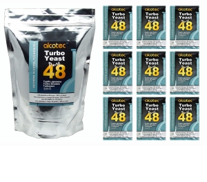 Drożdże gorzelnicze Alcotec 48 Turbo Pure ( doypack 1,35kg )