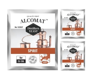 Drożdże gorzelnicze do spirytusu Alcomat Spirit Distillers Yeast 3szt