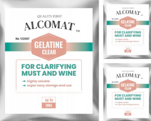 3 x Alcomat GELATINE Clear żelatyna enologiczna 5g