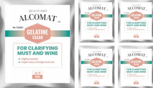 5 x Alcomat GELATINE Clear żelatyna enologiczna 5g