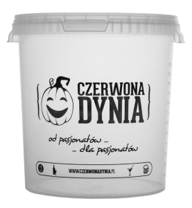 Pojemnik fermentacyjny 15L transparentny NAWIERCONY
