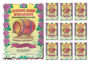 Drożdże winiarskie Zamojscy SHERRY 10 sztuk