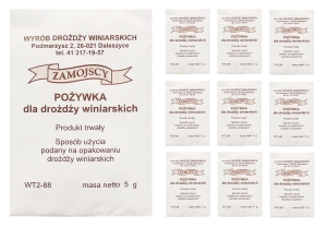 Pożywka dla drożdży winiarskich ZAMOJSCY 10 sztuk