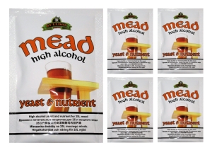 Drożdże do miodów pitnych Bulldog Mead Yeast Nutrient 25L 5szt