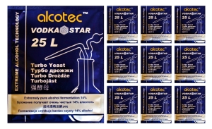 Drożdże gorzelnicze Alcotec VODKA STAR 10szt