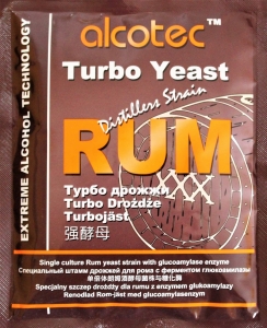 Drożdże do rumu Alcotec RUM Turbo + Glukoamylaza
