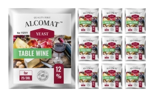 Drożdże do wina stołowego Alcomat Table Wine Yeast 10szt