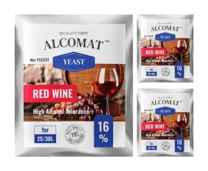 Drożdże do wina czerwonego Alcomat Red Wine Yeast HAT 3szt