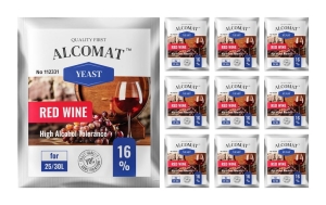 Drożdże do wina czerwonego Alcomat Red Wine Yeast HAT 10szt