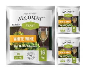 Drożdże do wina białego Alcomat White Wine Yeast HAT 3szt