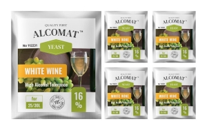 Drożdże do wina białego Alcomat White Wine Yeast HAT 5szt