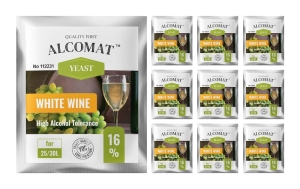 Drożdże do wina białego Alcomat White Wine Yeast HAT 10szt