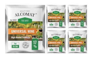 Drożdże do wina uniwersalne Alcomat Universal Wine Yeast HAT 5szt